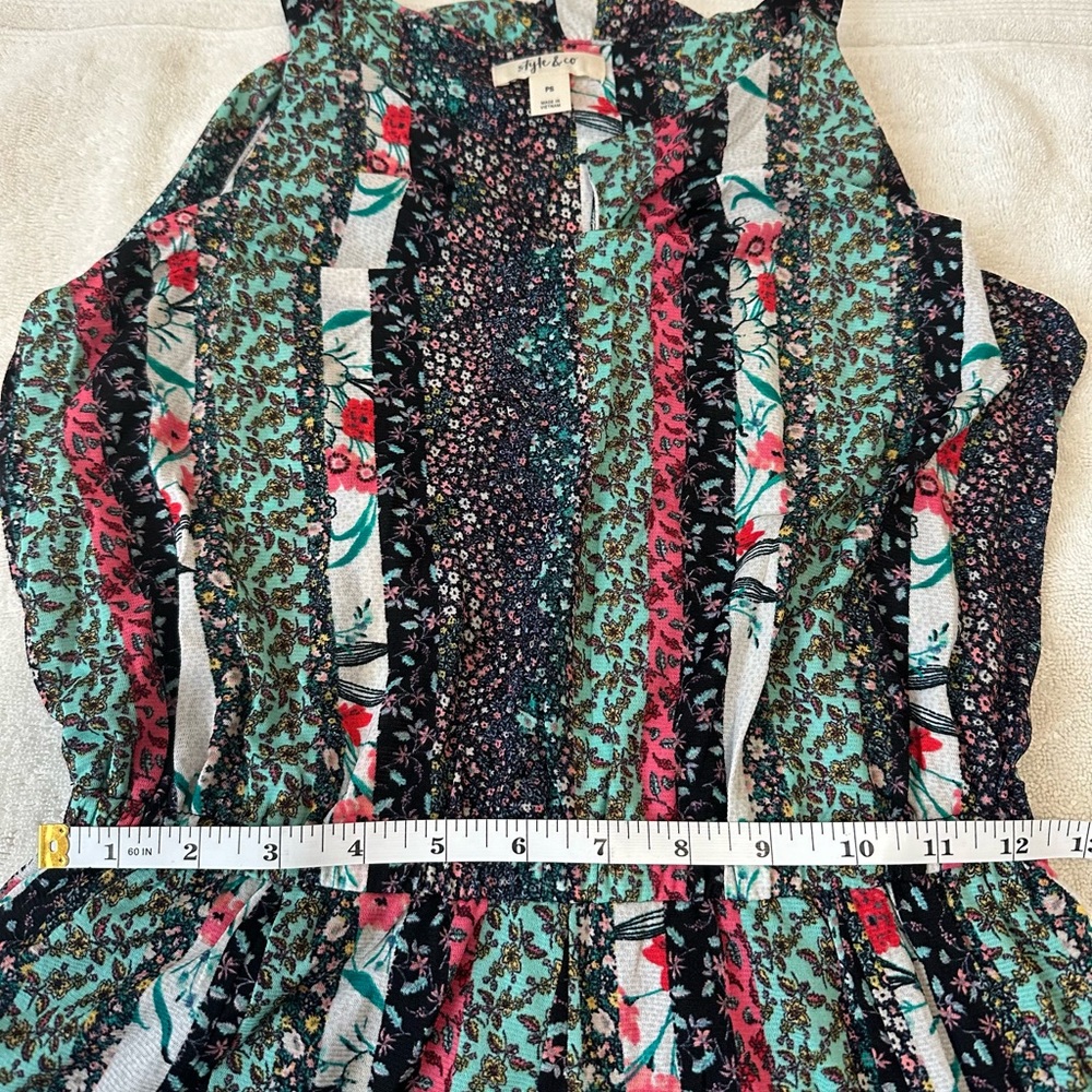 Style & Co Women’s Floral Sleeveless Maxi Dress in size PS - Picture 9 of 9